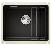 Blanco Etagon 500-U fregadero de cerámica 54x45.6 cm negro 525155