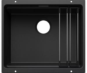 Blanco Etagon 500-U fregadero de granito 53x46 cm negro 527754