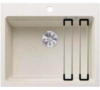 Blanco 527076 - Fregadero ETAGON 6 1 Cubeta Sobre Encimera Mueble de 60 Cm Blanco Suave