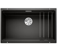 Blanco Etagon 700-U fregadero de granito 73x46 cm negro 525891