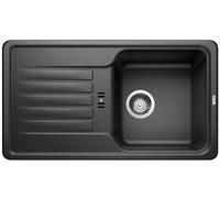 Blanco Favos Mini fregadero de granito 78x43.5 cm negro 526078