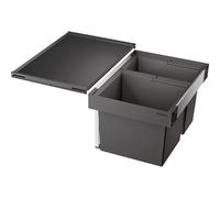 BLANCO Flexon II 60/2, sistema de basura para la separación de residuos en la cocina, con 2 cubos de basura (30 l/19 l), para su instalación en el cajón de un armario inferior de 60 cm; 521471