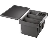 Blanco Flexon II clasificador de residuos 42 l negro-gris 521474