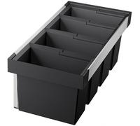 Blanco Flexon II contenedor de residuos 73 l negro-gris 521475