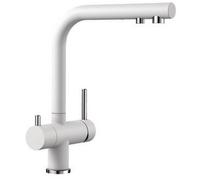 Blanco Fontas II grifo de cocina de pie cromo-blanco 523134