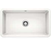 Blanco fregadero de cerámica 79.5x46 cm blanco 525163