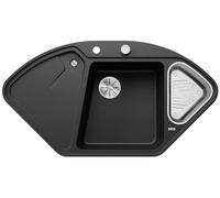 BLANCO Fregadero Delta II-F 525868, negro, 90 cm Unterschrank