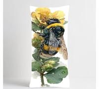 Blanco Funda Almohada 145x40cm, NóRdico Largo Funda de Almohada para Dormir de Lado Cómoda, Fundas Cojines Impermeable Lino con Cremallera Invisible para Sofa Exterior Decoracion Hogar Regalo C-7310