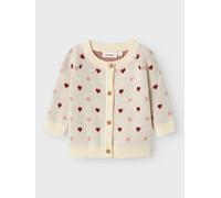 Blanco Heart Chaqueta De Punto