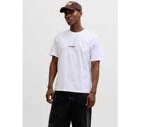 Blanco Hombres Cotton Camiseta Estampado XXL EU