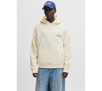 Blanco Hombres Cotton/In/Conversion/Cotton/Recycled/Polyester Sudadera Con Capucha Impresión Posterior XXL EU