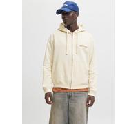 Blanco Hombres Cotton/In/Conversion/Cotton/Recycled/Polyester Sudadera Con Cremallera S EU