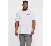 Blanco Hombres Cotton Plus Size Camiseta Logotipo EU2XL US1L EU