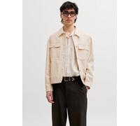Blanco Hombres Cotton/Recycled/Cotton/Linen Sobrecamisa XL EU