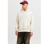 Blanco Hombres Cotton/Recycled/Polyester Sudadera Con Capucha Con Texto XL EU