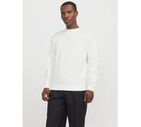 Blanco Hombres Cotton/Recycled/Polyester Sudadera Liso XS EU