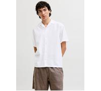 Blanco Hombres Linen/Organic/Cotton/Cotton/Recycled/Cotton Camisa Estilo Resort Corte Loose XXL EU