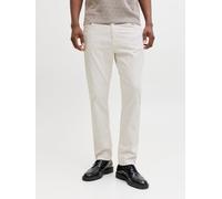 Blanco Hombres Organic/Cotton/Cotton/Elastane Pantalones Corte Regular 31/34 EU