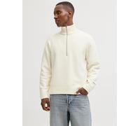 Blanco Hombres Organic/Cotton/Recycled/Polyester/Acrylic/Elastane Sudadera Con Media Cremallera XXL EU