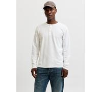 Blanco Hombres Organic/Cotton/Recycled/Polyester Camiseta De Manga Larga Liso L EU
