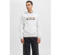 Blanco Hombres Organic/Cotton/Recycled/Polyester Sudadera Con Capucha L EU