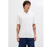 Blanco Hombres Recycled/Polyester/Cotton/Elastane Polo Liso S EU