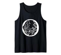 Blanco Inglés Alfabeto Letra O Monograma Inicial Negro Camiseta sin Mangas