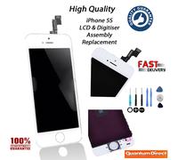 Blanco IPHONE 5s Retina LCD Recambio & Digitalizador Pantalla Táctil Grado AAA