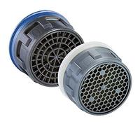 BLANCO Juego de 2 reguladores de chorro (cascada y laminar) para grifos de alta presión, incluye llave, apto para todos los grifos con rosca exterior M24 x 1 o una rosca interior M22 x 1