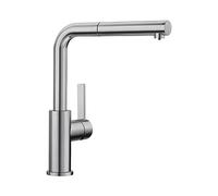 BLANCO LANORA-S 525126 Grifería de cocina, acero inoxidable cepillado, baja presión
