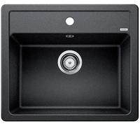 BLANCO LEGRA 6 - Fregadero Rectangular de Granito para Armarios Bajos de 60 cm de Ancho - De SILGRANIT - Sin Escurridor - Gris - 523332