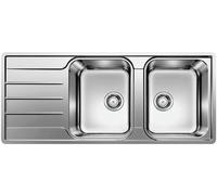 Blanco Lemis 8 S-IF fregadero de acero 116x50 cm acero 523036