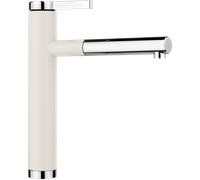 Blanco LINEE-S Look SILGRANIT bicolor blanco suave/cromado