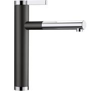 Blanco LINEE-S Silgranitschwarz/Cromo