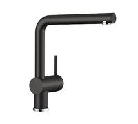 Blanco Linus grifo de cocina de pie negro 526149
