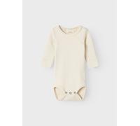 Blanco Mangas Largas Pelele