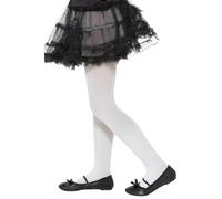 Blanco Medias Niña Opaco Liso Disfraz Infantil Ropa Interior Edad 6 A 12 Año