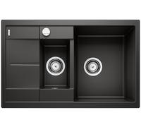 Blanco Metra 6 S Compact fregadero de granito 78x50 cm negro 525925