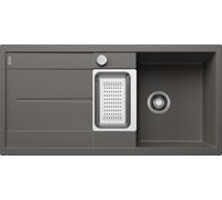 Blanco Metra 6 S fregadero de granito 100x50 cm gris/grafito/ónix 527299