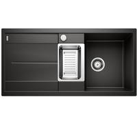 Blanco Metra 6 S fregadero de granito 100x50 cm negro 525926