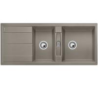 Blanco Metra 8 S fregadero de granito 116x50 cm marrón 517357