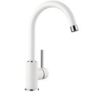 Blanco Mida grifo de cocina de pie blanco 519418