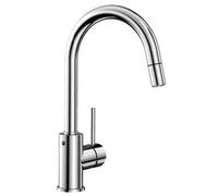 Blanco Mida-S grifo de cocina de pie cromo 521454