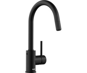 Blanco Mida-S grifo de cocina de pie negro 526653