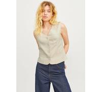 Blanco Mujeres Outer/Linen/Viscose/Lining/Viscose Jxmary Chalecos De Vestir M EU