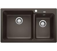 Blanco Naya 8 fregadero de granito 81.5x50 cm marrón 519653