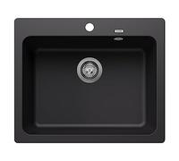 Blanco Naya 6 fregadero de granito 61.5x51 cm negro 525941