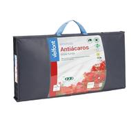 BLANCO NUMERO UNO Almohada Antiácaros Almohada de Fibra antiácaros Acarsan® y Doble Funda de algodón con Cremallera. Velfont (70 cm)