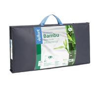BLANCO NUMERO UNO Almohada Bambú Almohada con Relleno y Doble Funda bambú con Cremallera. Velfont (90 cm)