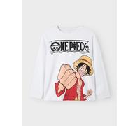 Blanco One Piece Top De Manga Larga